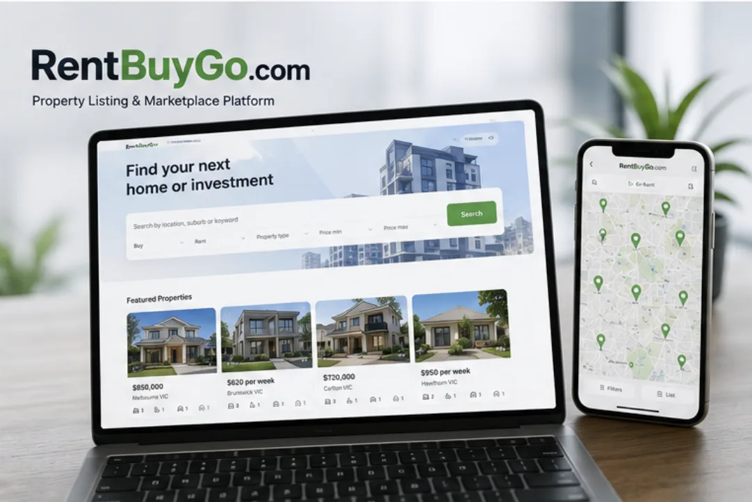 RentBuyGo property marketplace preview